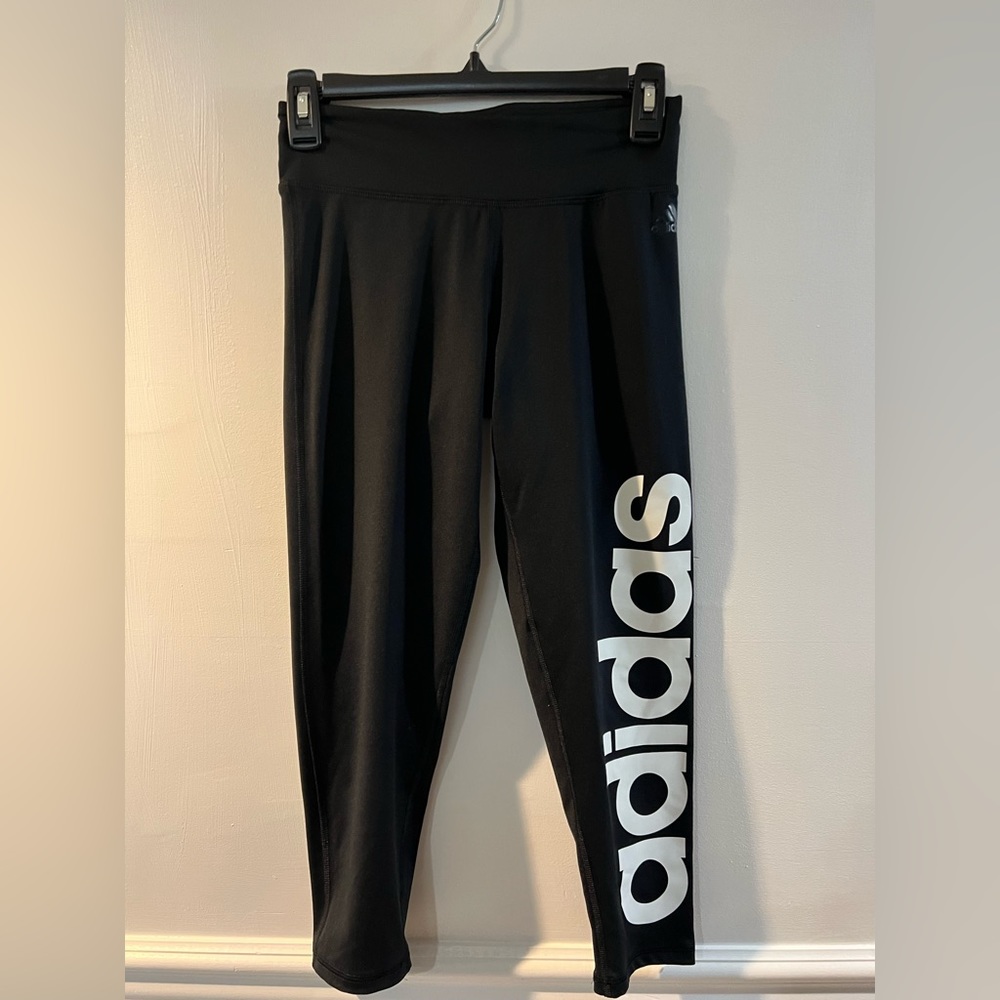 Adidas Logo Capri Leggings